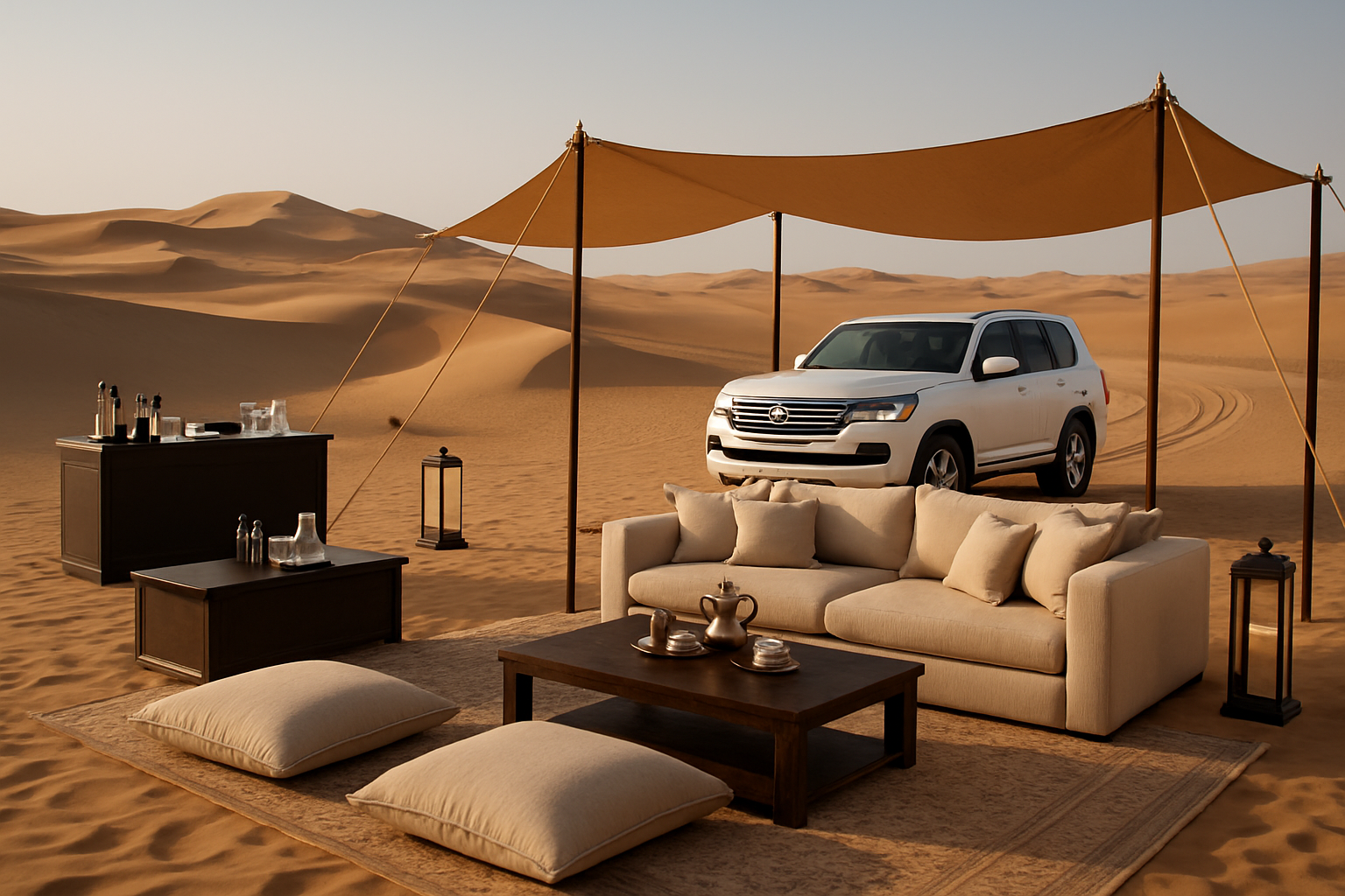 Exclusive desert safari experience with premium amenities
